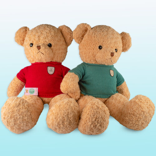 Peluche Oso Rulo con chompa tejida 100cm