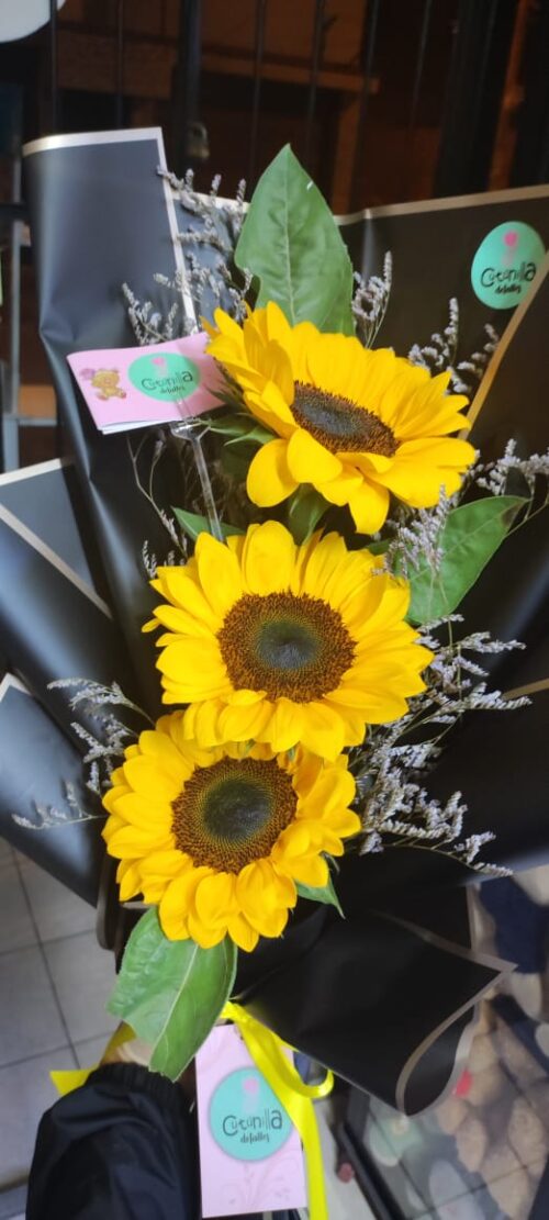 Mini Bouquet 3 Girasoles